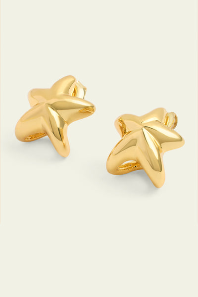 Isharaya Gold Star Studs indian designer wear online shopping melange singapore