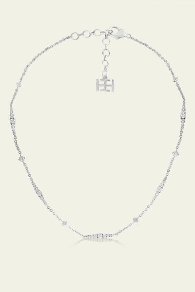 Isharaya Silver Chain Necklace indian designer wear online shopping melange singapore