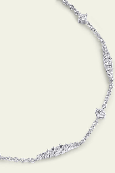 Isharaya Silver Chain Necklace indian designer wear online shopping melange singapore