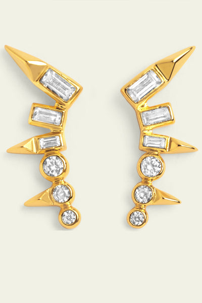 Isharaya Spiked Rock Studs indian designer wear online shopping melange singapore