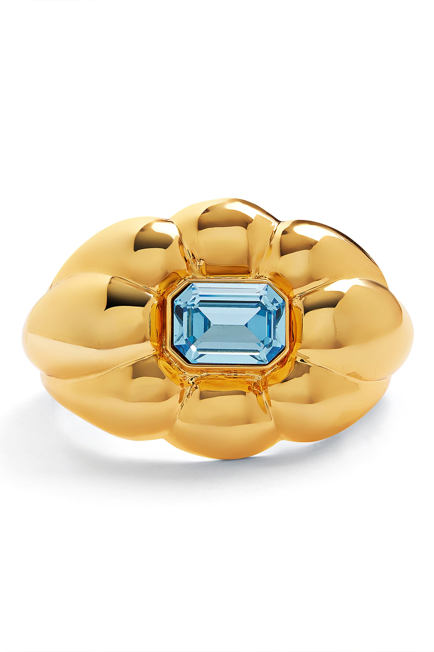 Isharya Aqua Gold Statement Cuff In 18kt Gold Plated indian designer wear online shopping melange singapore