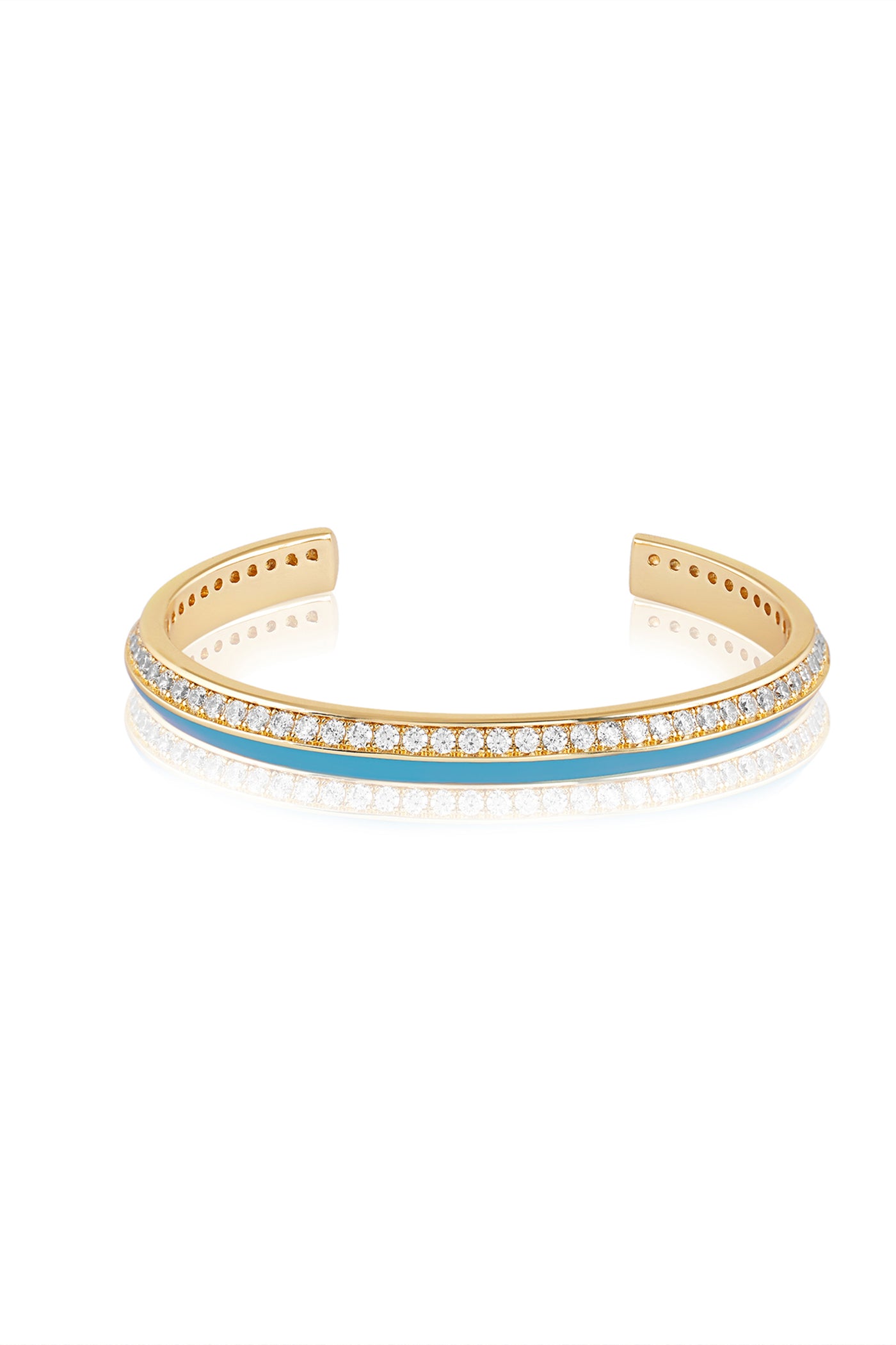 Isharya Azure Disco Cuff Bracelet 18Kt Gold Plated indian designer wear online shopping melange singapore