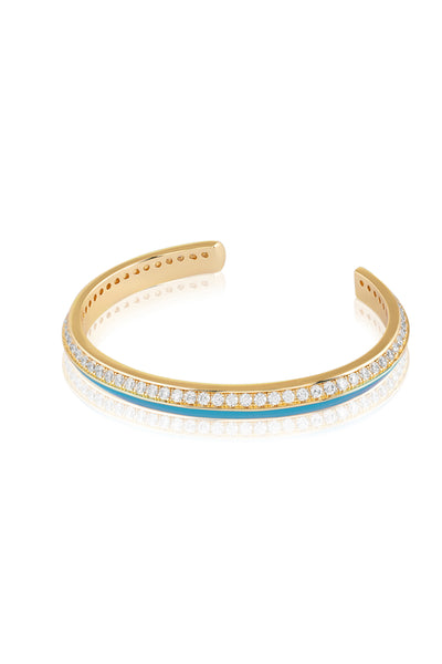 Isharya Azure Disco Cuff Bracelet 18Kt Gold Plated indian designer wear online shopping melange singapore