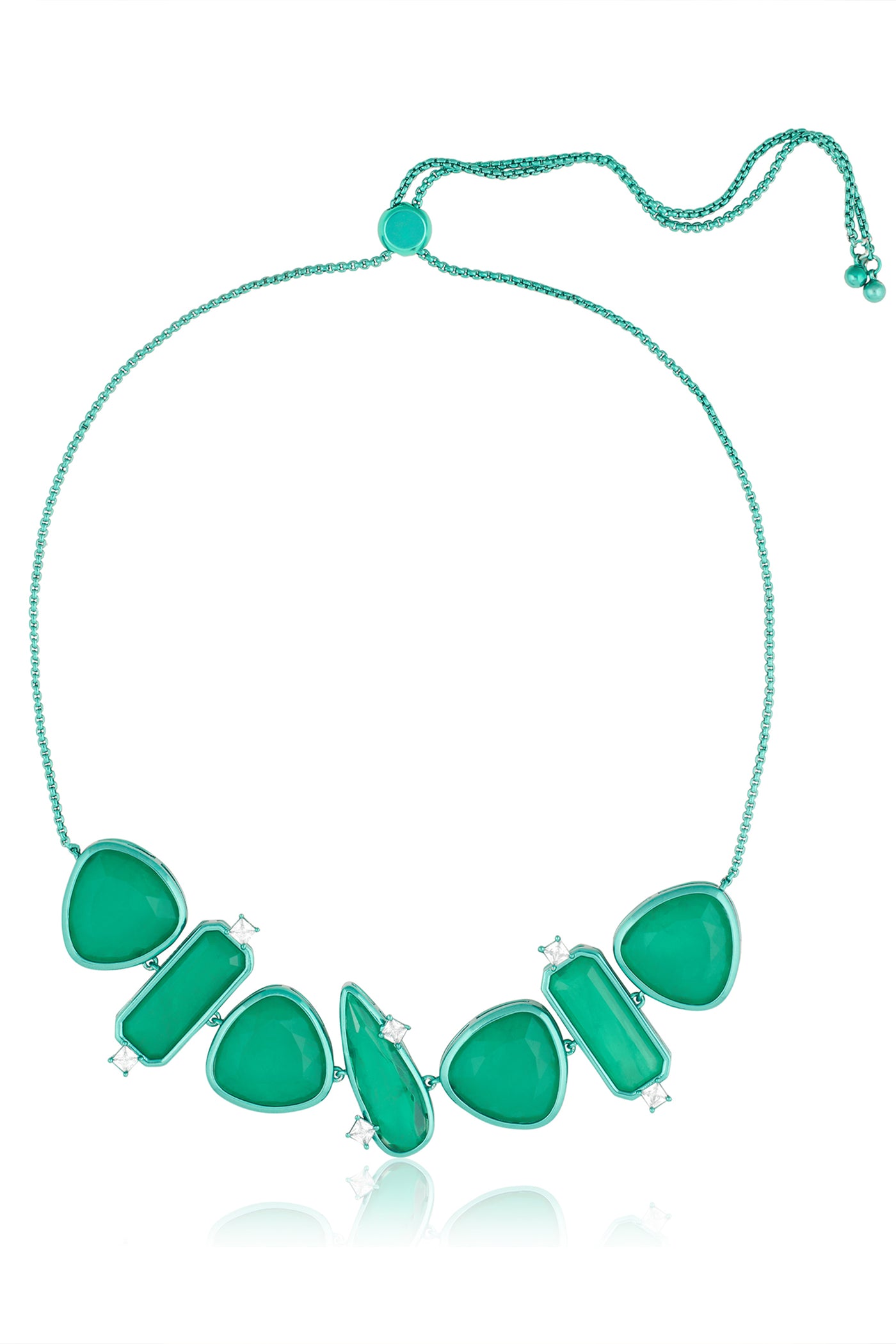 Isharya Emerald Flame Chokerindian designer wear online shopping melange singapore