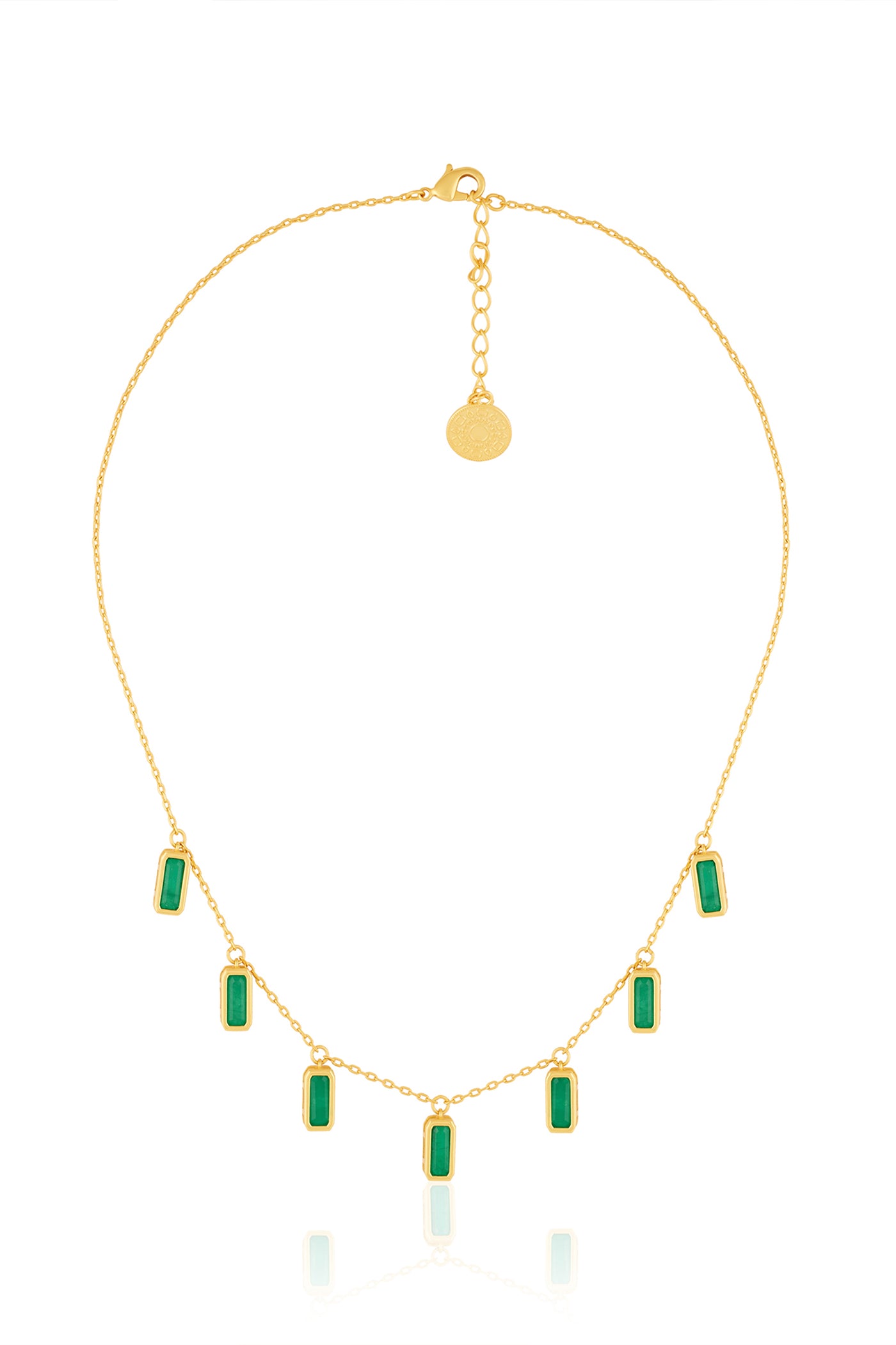 Isharya Emerald Stationed Choker indian designer wear online shopping melange singapore