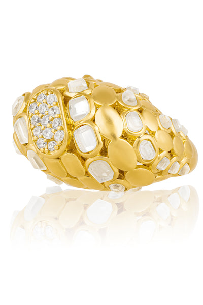 Isharya Festive Bombe Cocktail Ring indian designer wear online shopping melange singapore