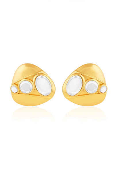 Isharya Joy Mirror Studs indian designer wear online shopping melange singapore