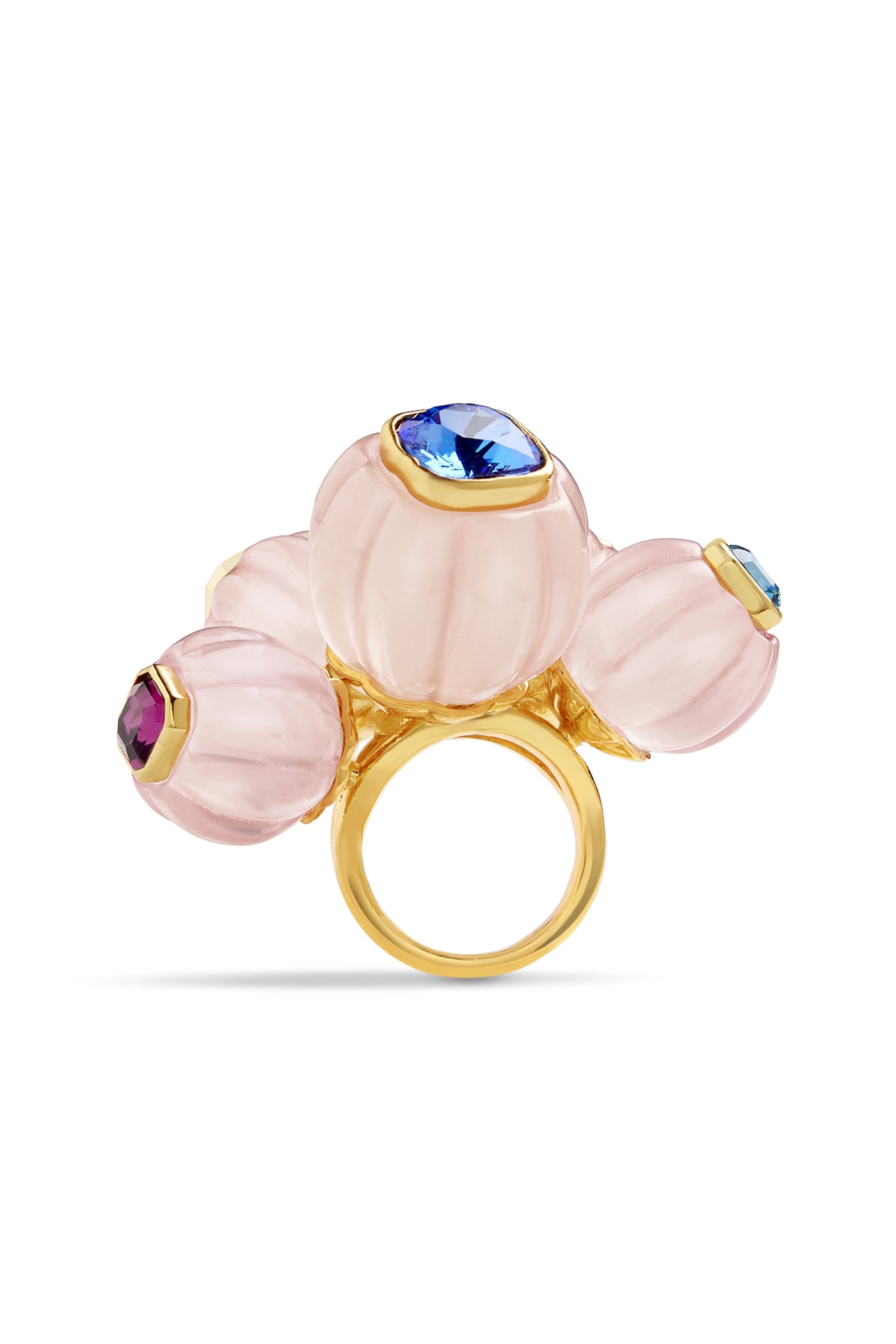 Isharya Juicy Melon Ring In 18kt Gold Plated indian designer wear online shopping melange singapore