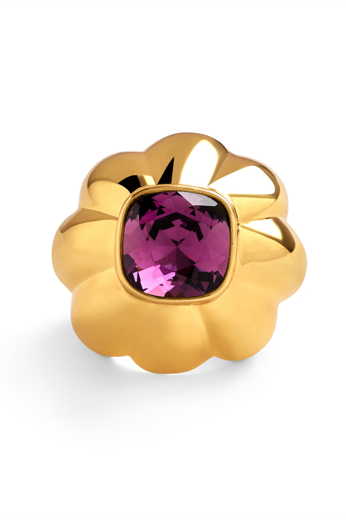 Isharya Pink Things Statement Ring In 18kt Gold Plated indian designer wear online shopping melange singapore