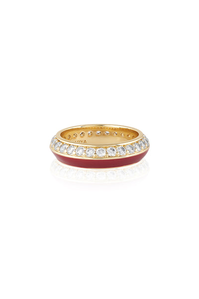 Isharya Ruby Disco Ring 18Kt Gold Plated indian designer wear online shopping melange singapore