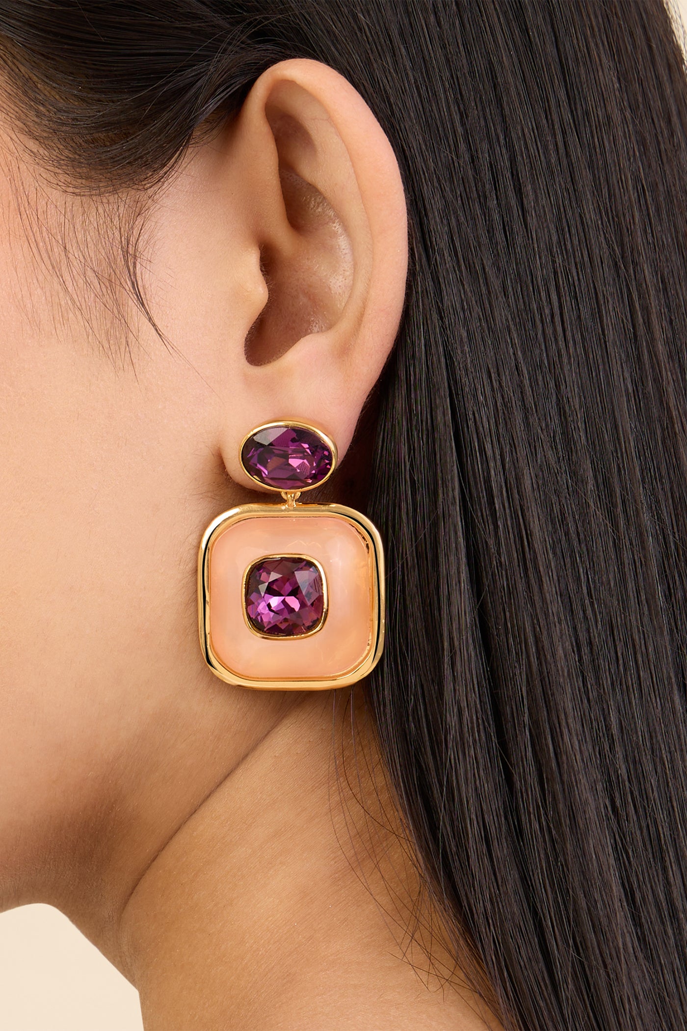 Isharya Statement Libra Earrings In 18kt Gold Plated indian designer wear online shopping melange singapore