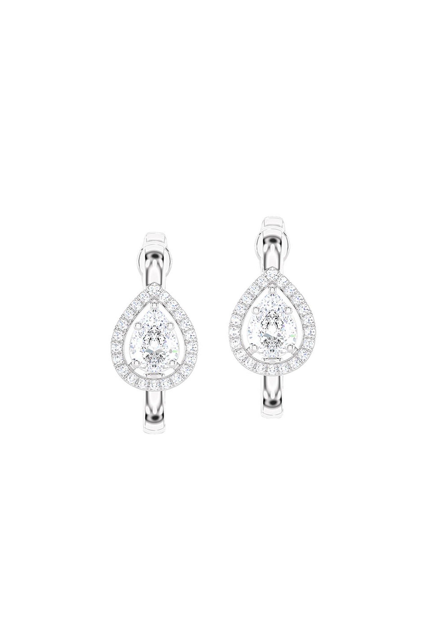 Joules by Radhika Dewdrop Beam White Earrings indian designer wear online shopping melange singapore