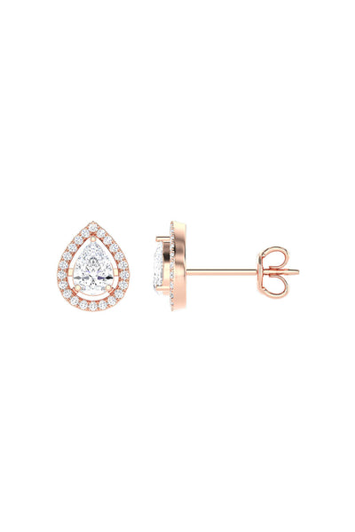 Joules by Radhika Dewdrop Diamond Rose Studs indian designer wear online shopping melange singapore