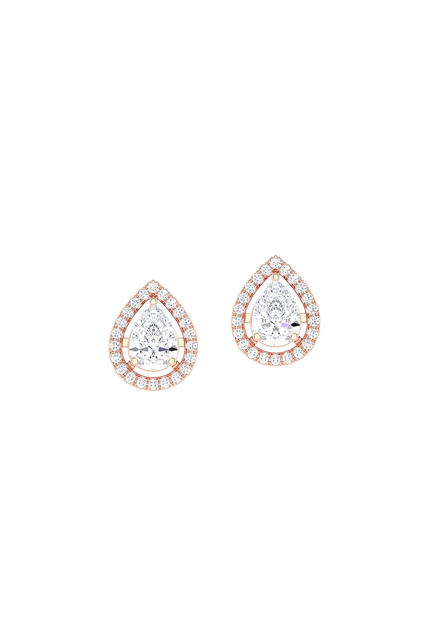 Joules by Radhika Dewdrop Diamond Rose Studs indian designer wear online shopping melange singapore