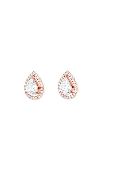 Joules by Radhika Dewdrop Diamond Rose Studs indian designer wear online shopping melange singapore