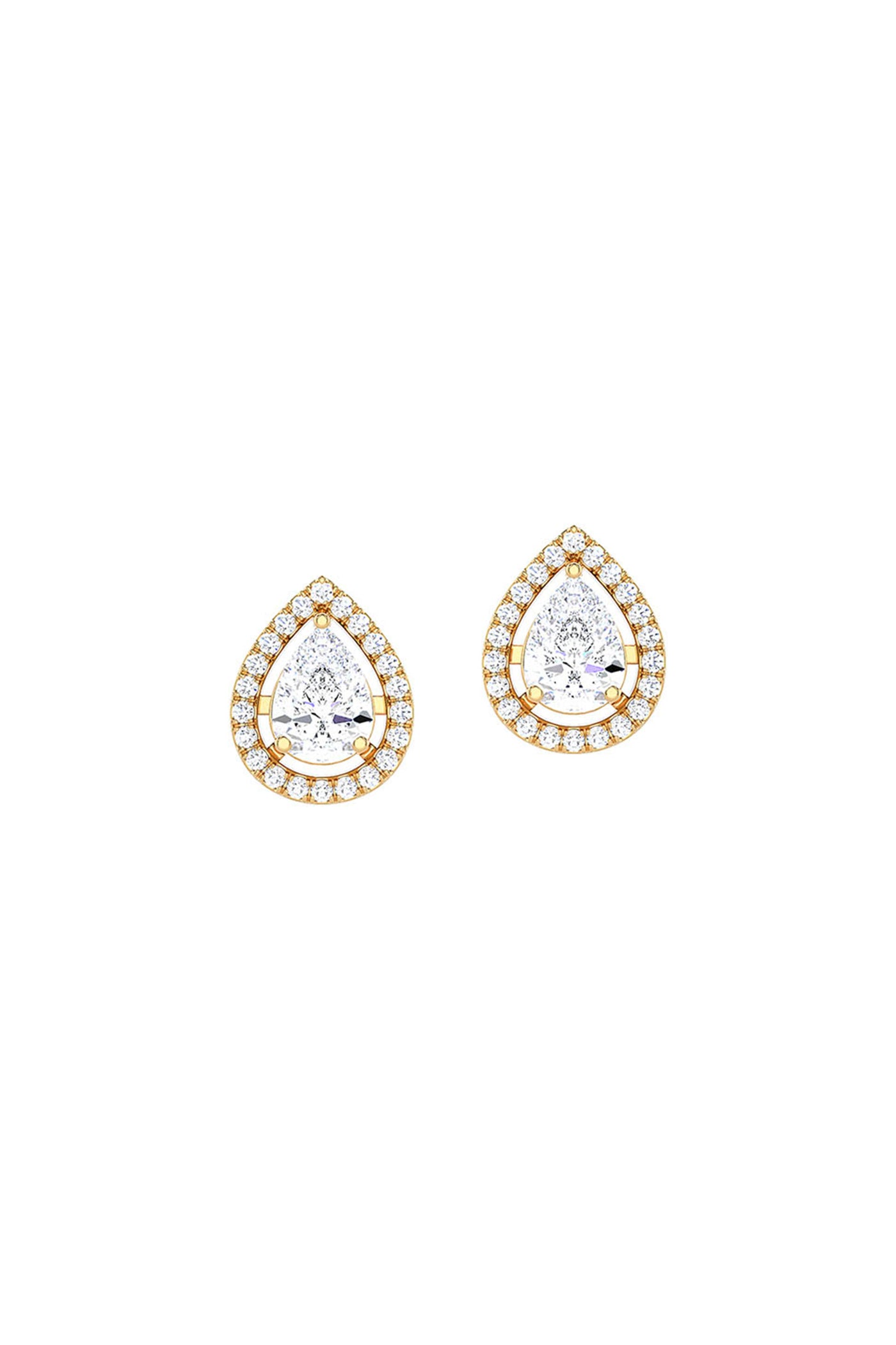 Joules by Radhika Dewdrop Diamond Studs indian designer wear online shopping melange singapore