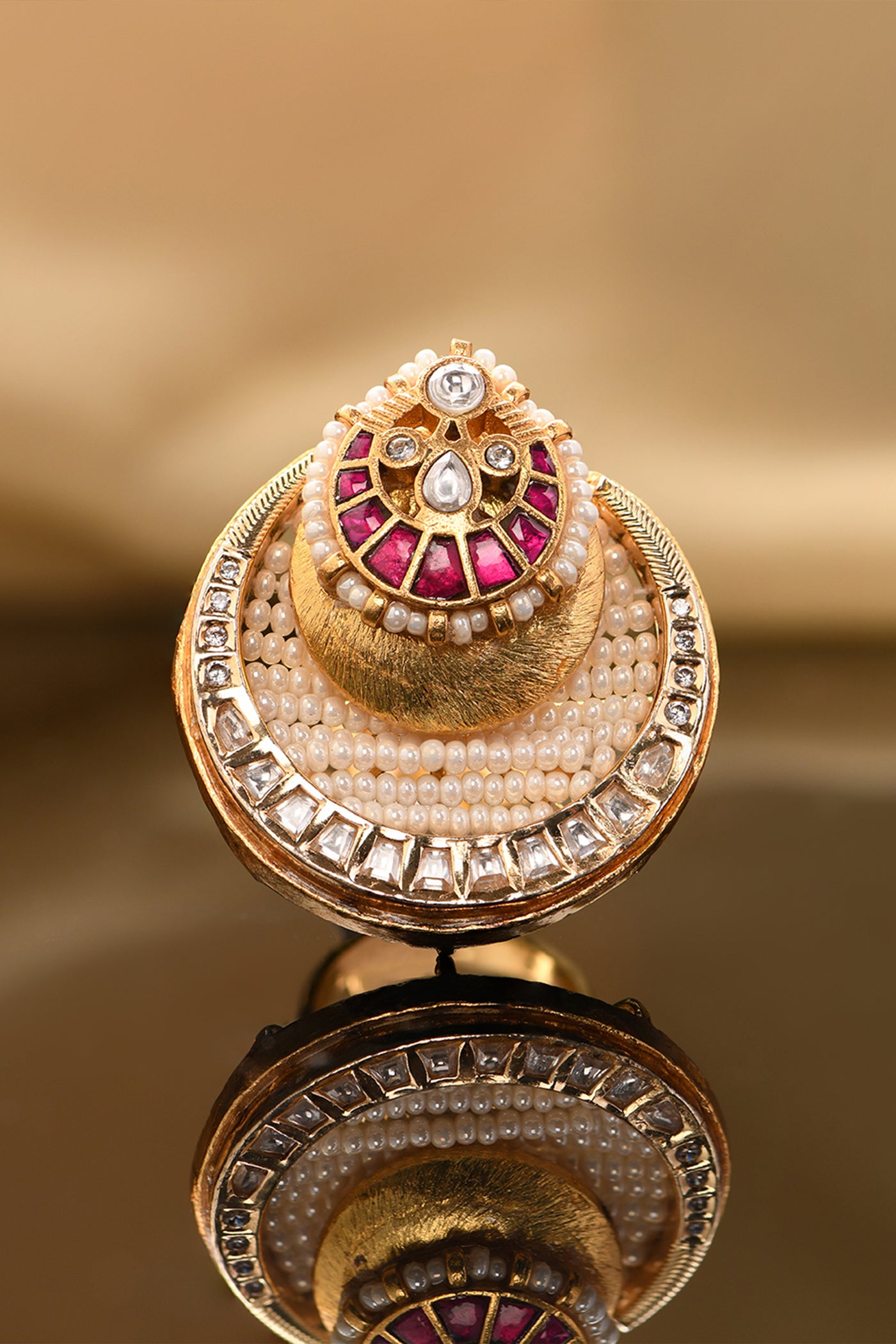 Joules by Radhika Divine Ruby Ring indian designer wear online shopping melange singapore