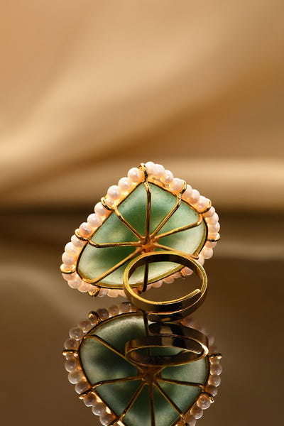 Joules by Radhika Dreamlike Pearl Ring indian designer wear online shopping melange singapore