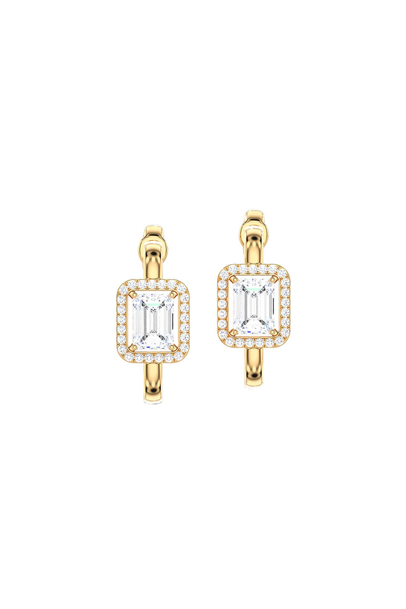 Joules by Radhika Emerald Cut Earrings indian designer wear online shopping melange singapore