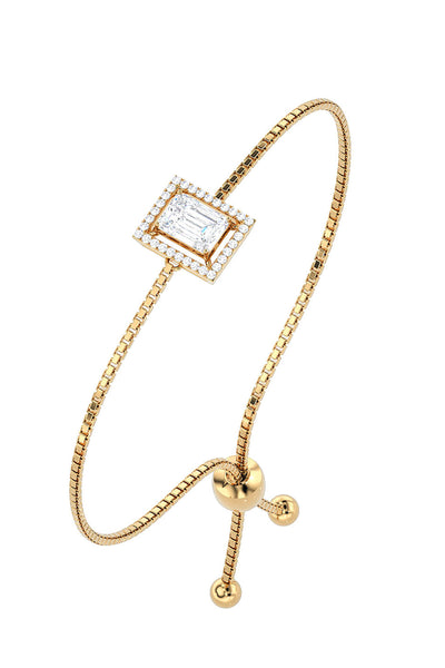 Joules by Radhika Emerald Cut Gleam Bracelet indian designer wear online shopping melange singapore