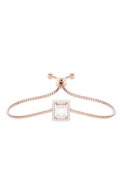 Joules by Radhika Emerald Cut Gleam Rose Bracelet indian designer wear online shopping melange singapore