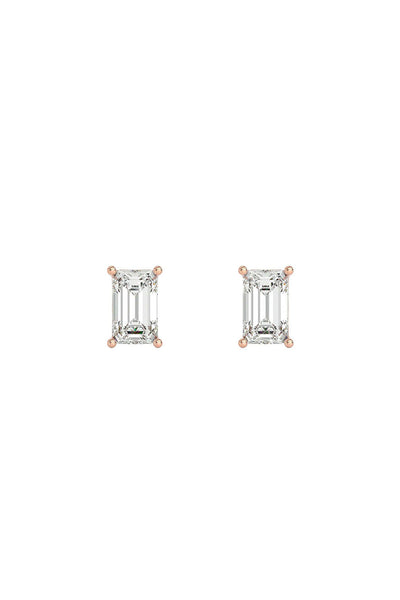 Joules by Radhika Emerald Cut Rose Studs indian designer wear online shopping melange singapore