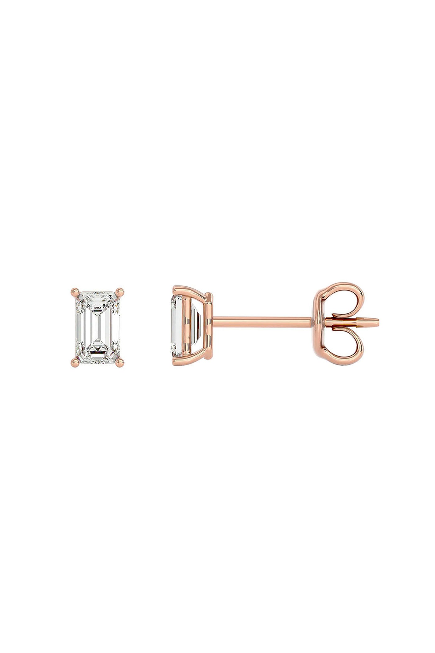 Joules by Radhika Emerald Cut Rose Studs indian designer wear online shopping melange singapore