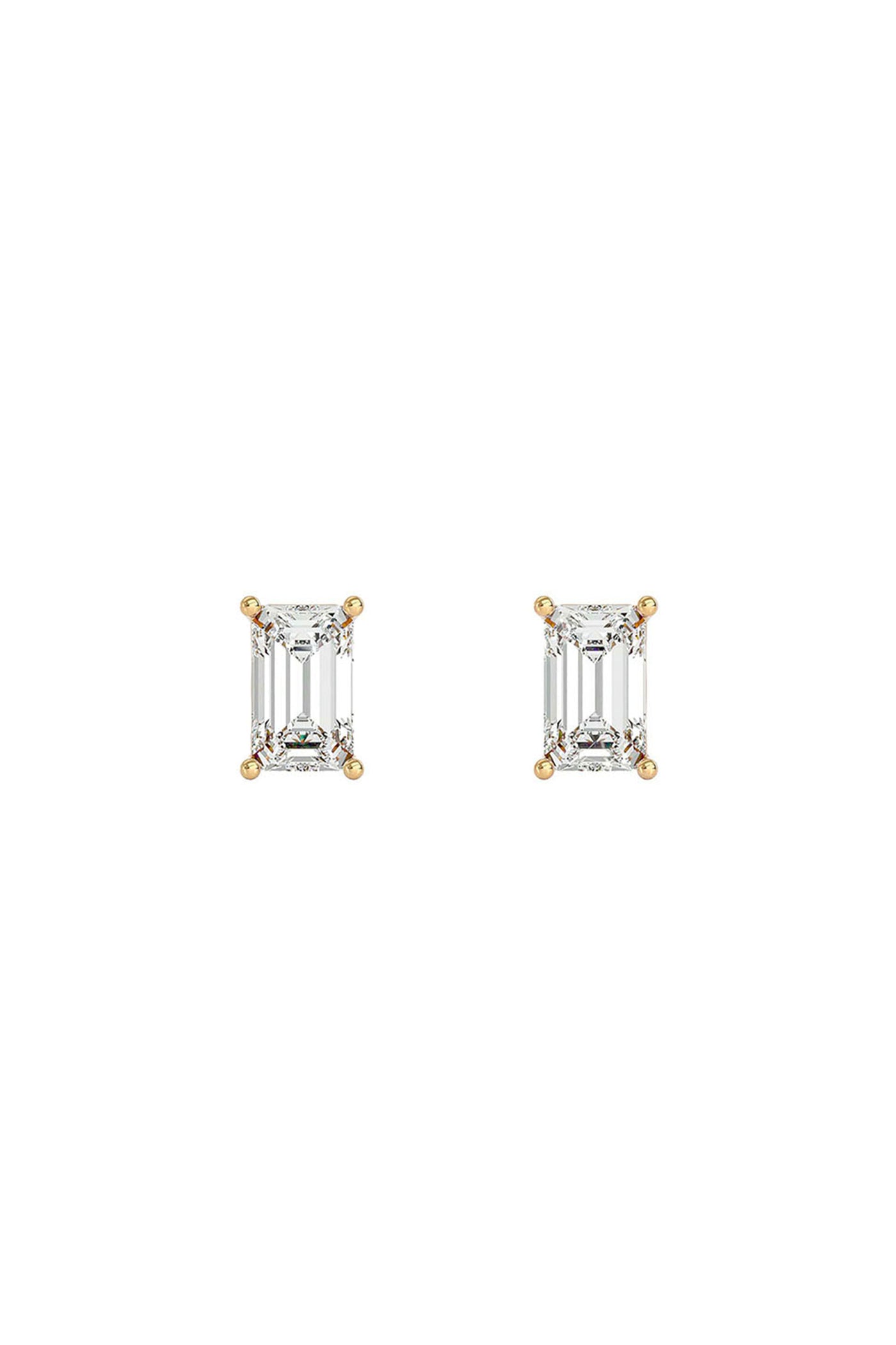 Joules by Radhika Emerald Cut Studs indian designer wear online shopping melange singapore