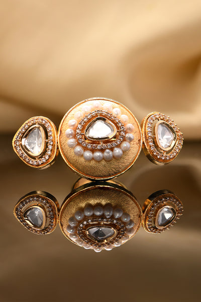 Joules by Radhika Ethereal Polki Ring indian designer wear online shopping melange singapore