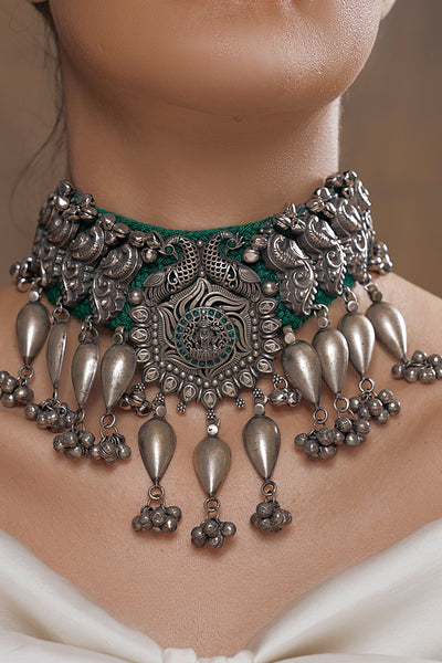 Joules by Radhika Festive Goddess Necklace ndian designer wear online shopping melange singapore