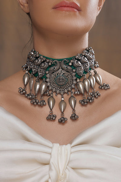 Joules by Radhika Festive Goddess Necklace ndian designer wear online shopping melange singapore