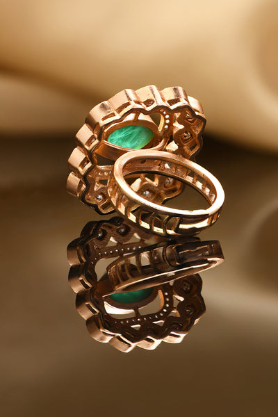 Joules by Radhika Mystical Jade Ring indian designer wear online shopping melange singapore