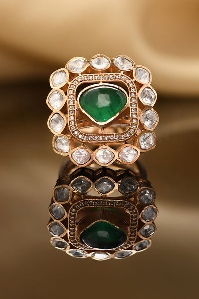 Joules by Radhika Mystical Jade Ring indian designer wear online shopping melange singapore