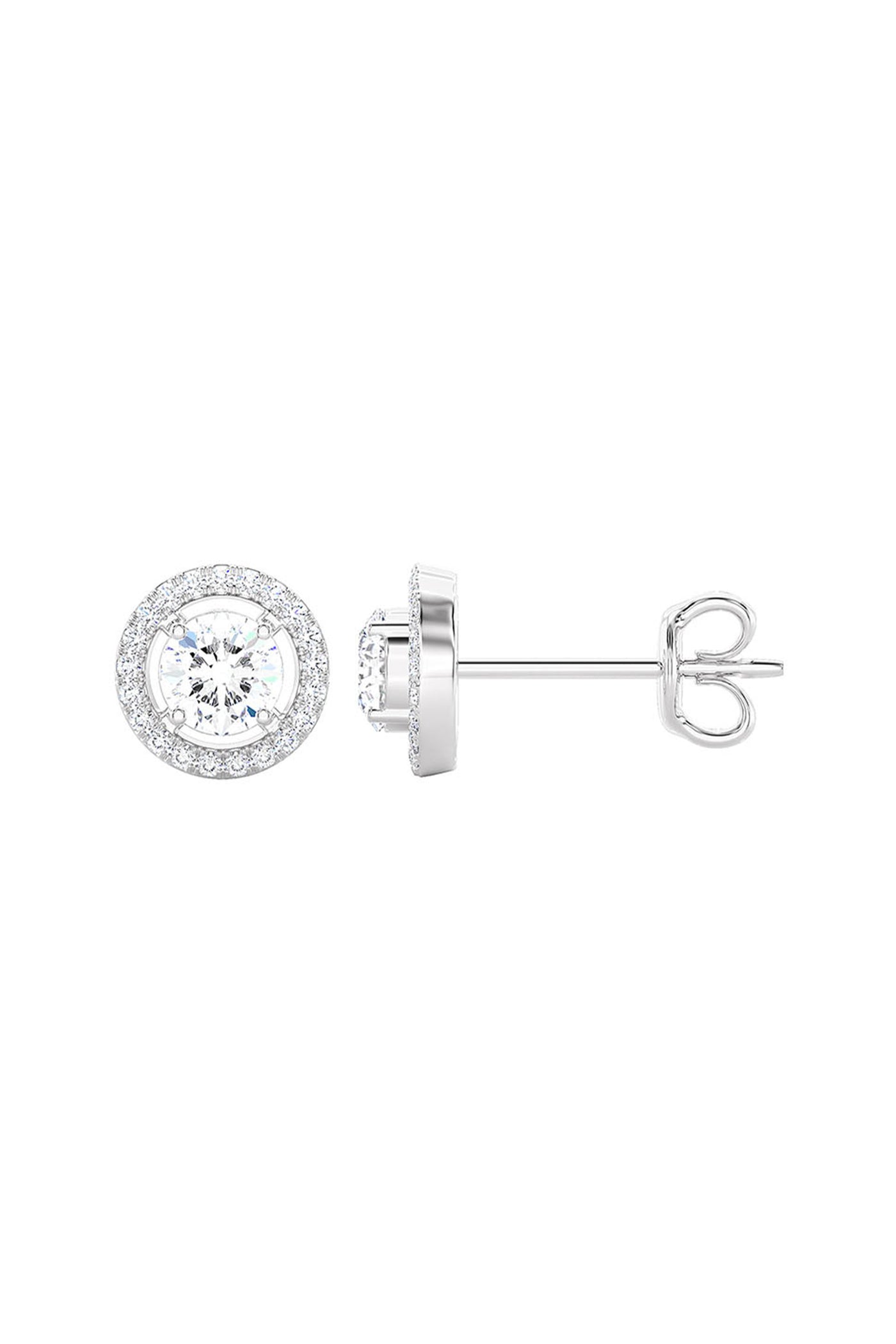 Joules by Radhika Orbit Halo White Studs indian designer wear online shopping melange singapore