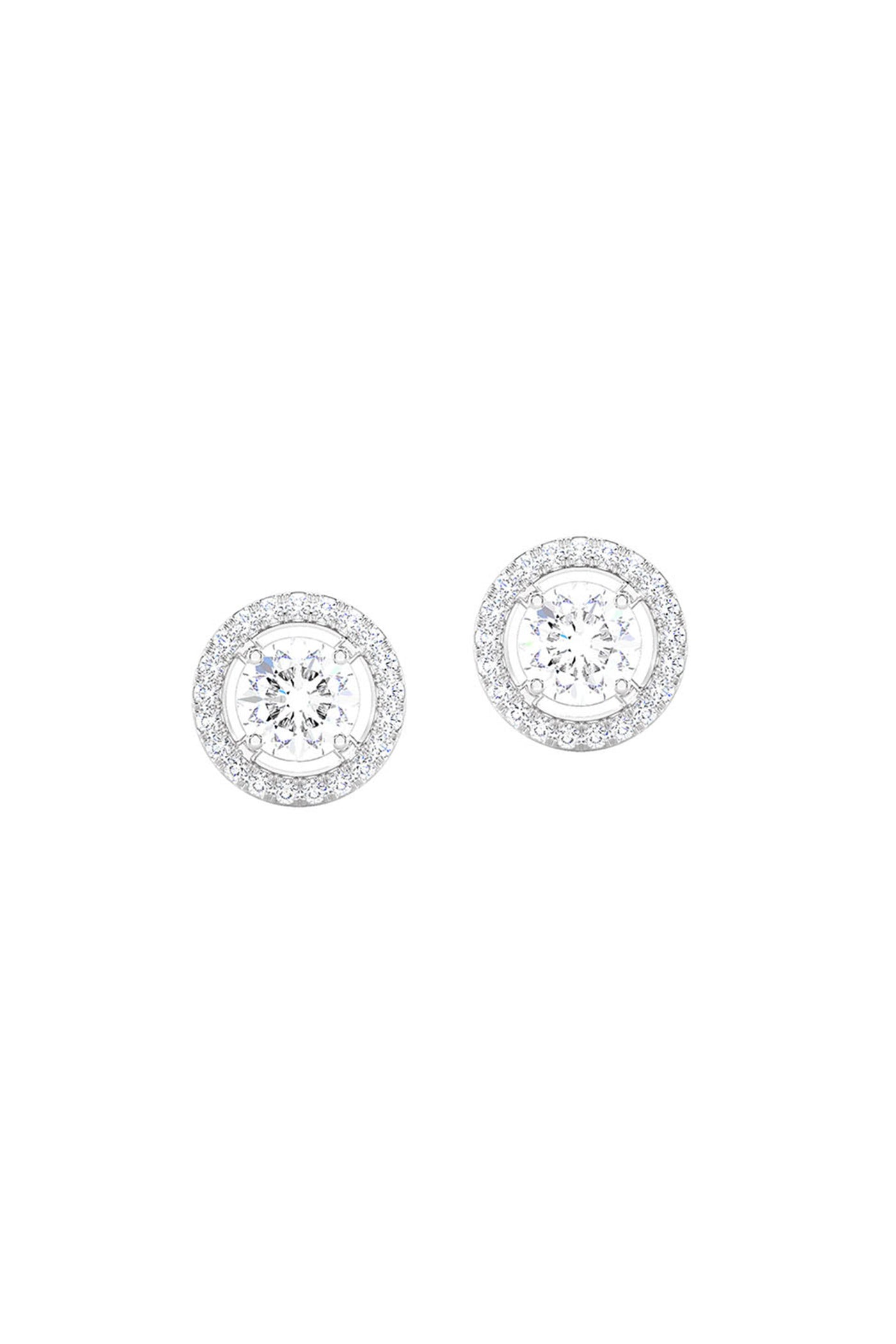 Joules by Radhika Orbit Halo White Studs indian designer wear online shopping melange singapore