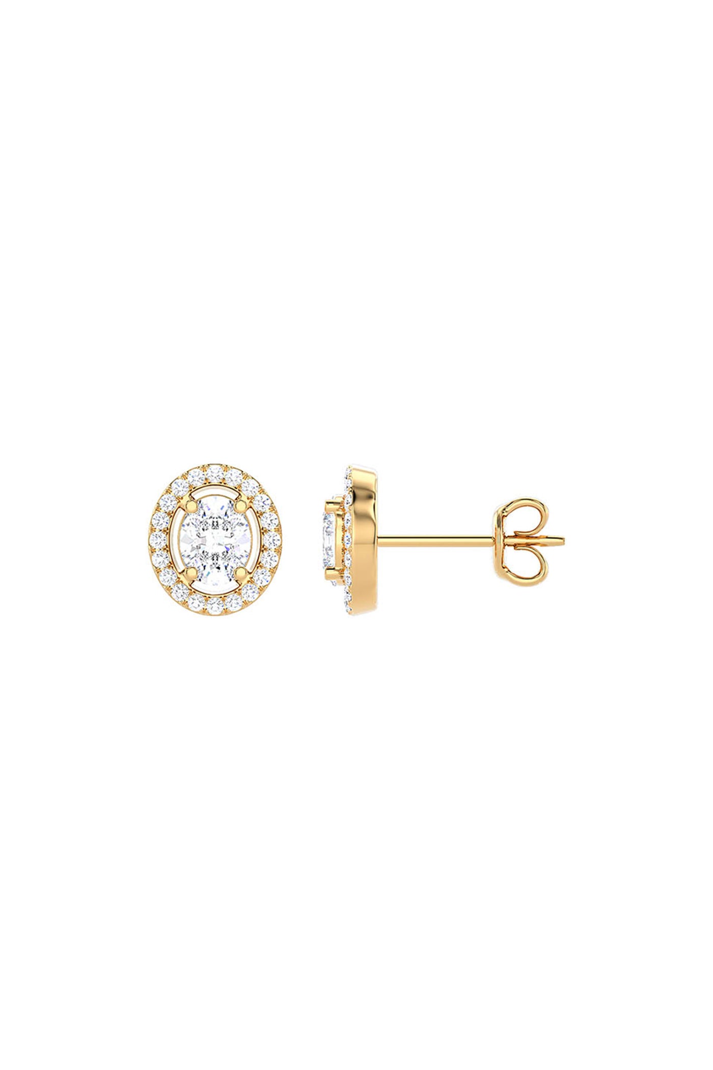 Joules by Radhika Oval Allure Studs indian designer wear online shopping melange singapor