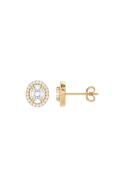 Joules by Radhika Oval Allure Studs indian designer wear online shopping melange singapor