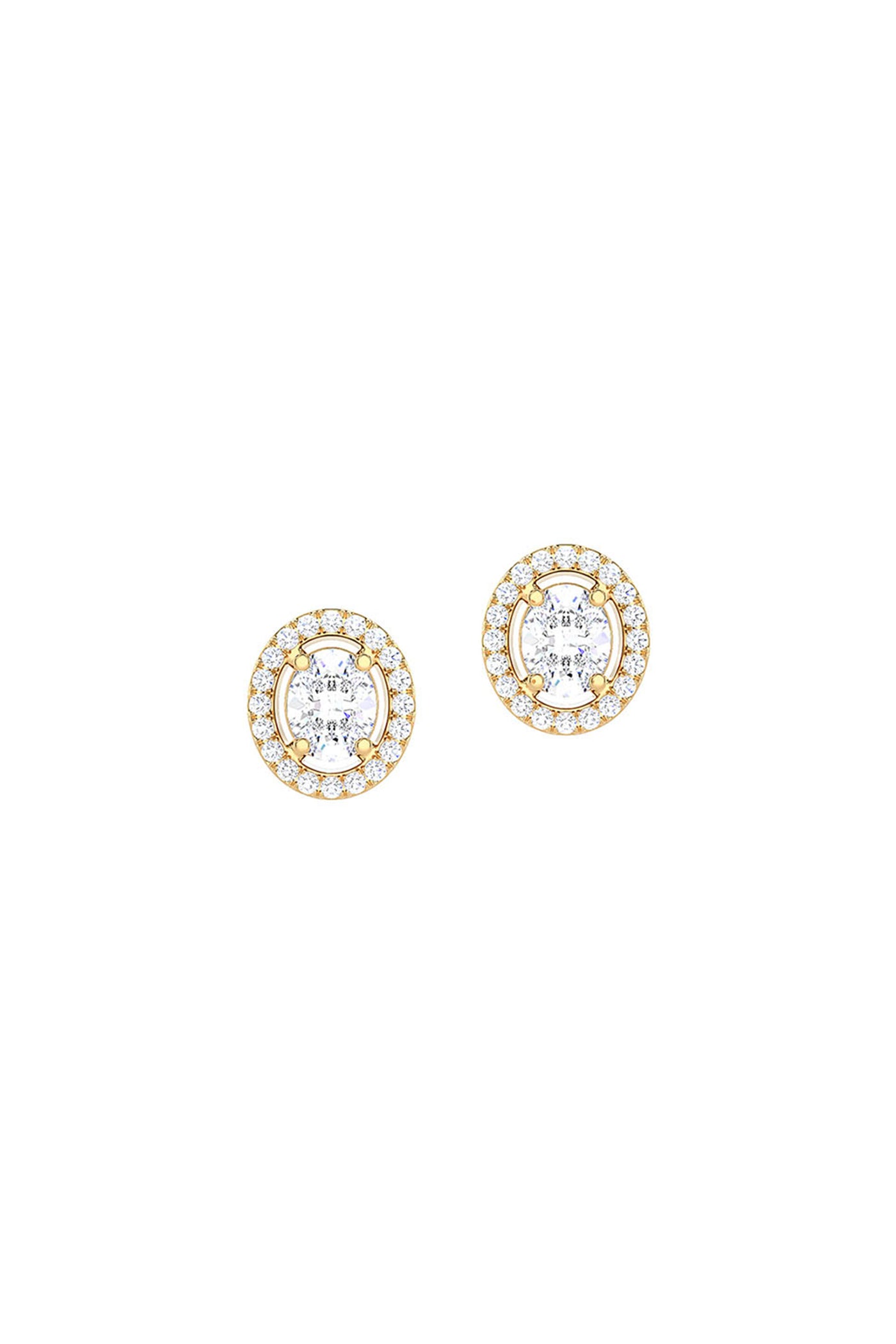 Joules by Radhika Oval Allure Studs indian designer wear online shopping melange singapor