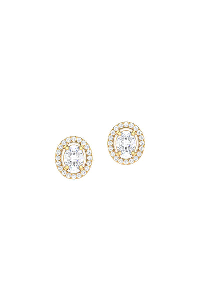 Joules by Radhika Oval Allure Studs indian designer wear online shopping melange singapor