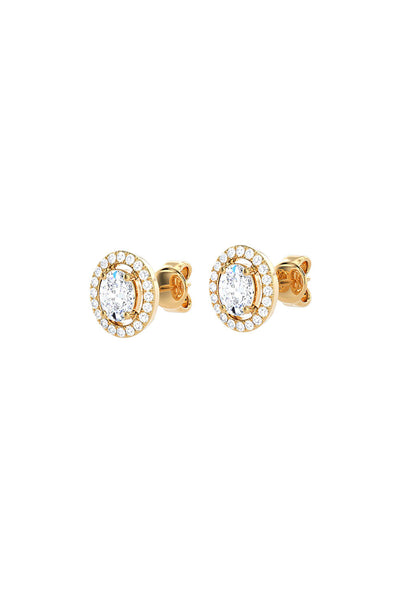 Joules by Radhika Oval Allure Studs indian designer wear online shopping melange singapor