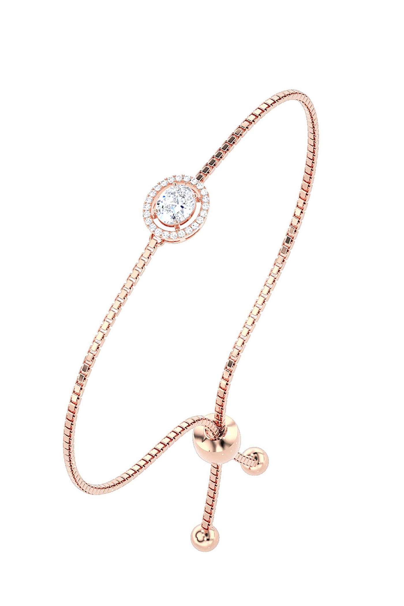 Joules by Radhika Oval Essence Rose Bracelet indian designer wear online shopping melange singapore