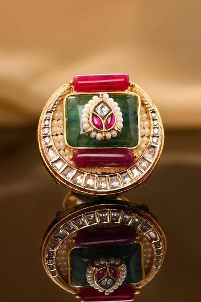 Joules by Radhika Radiant Jade Ring indian designer wear online shopping melange singapore