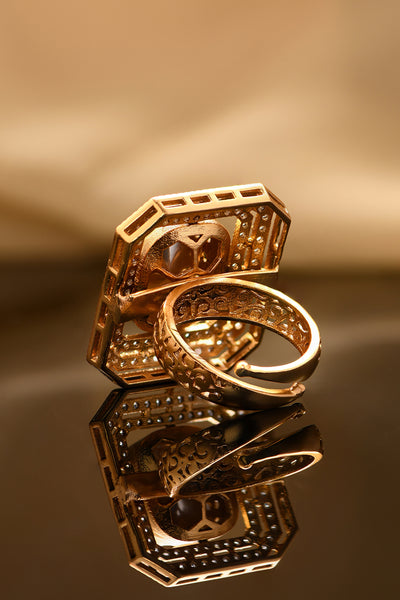 Joules by Radhika Seraphic Polki Ring indian designer wear online shopping melange singapore