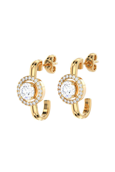 Joules by Radhika Sparkling Orbit Diamond Earrings indian designer wear online shopping melange singapore
