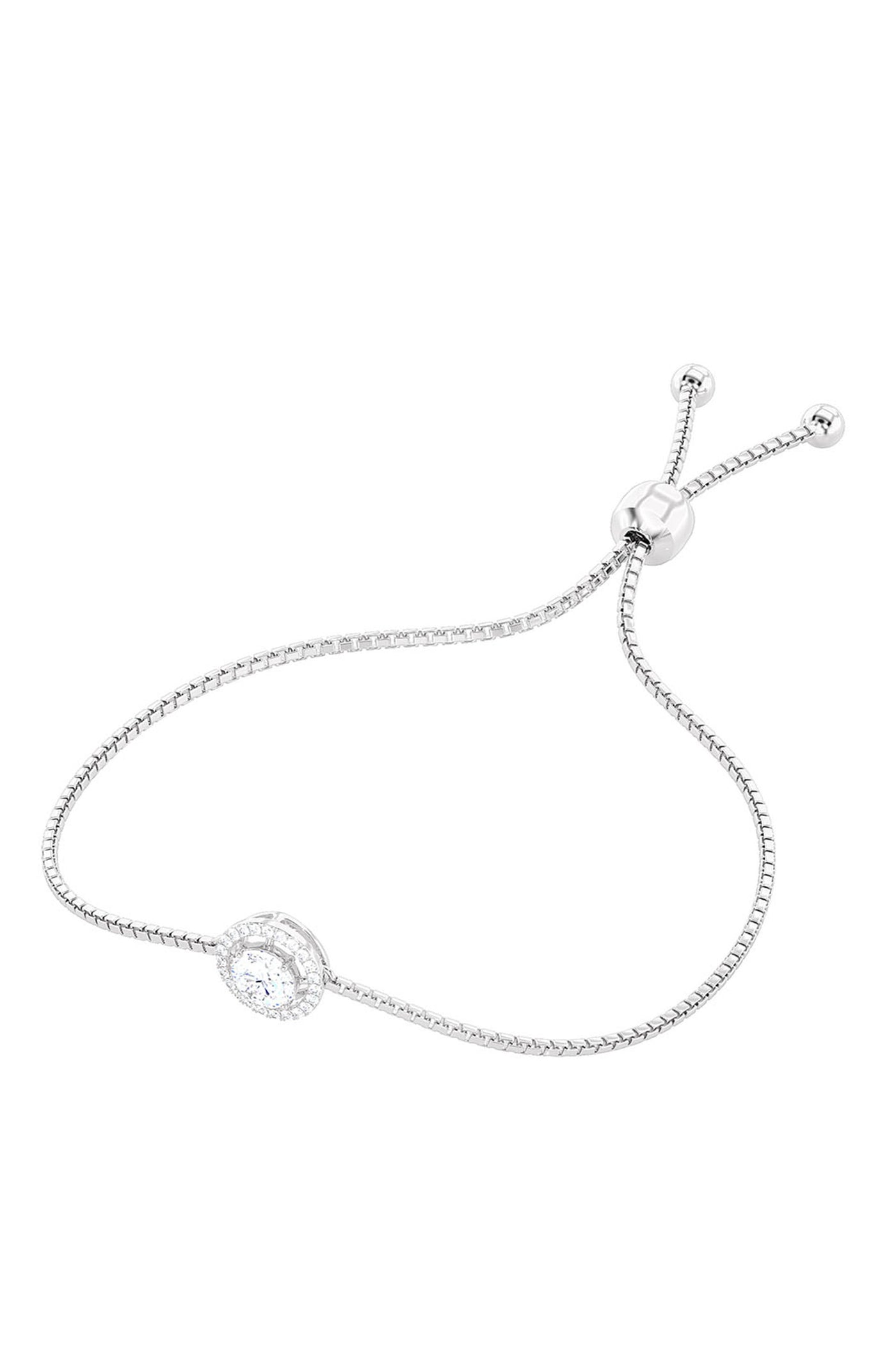 Joules by Radhika Sparkling Orbit White Bracelet indian designer wear online shopping melange singapore