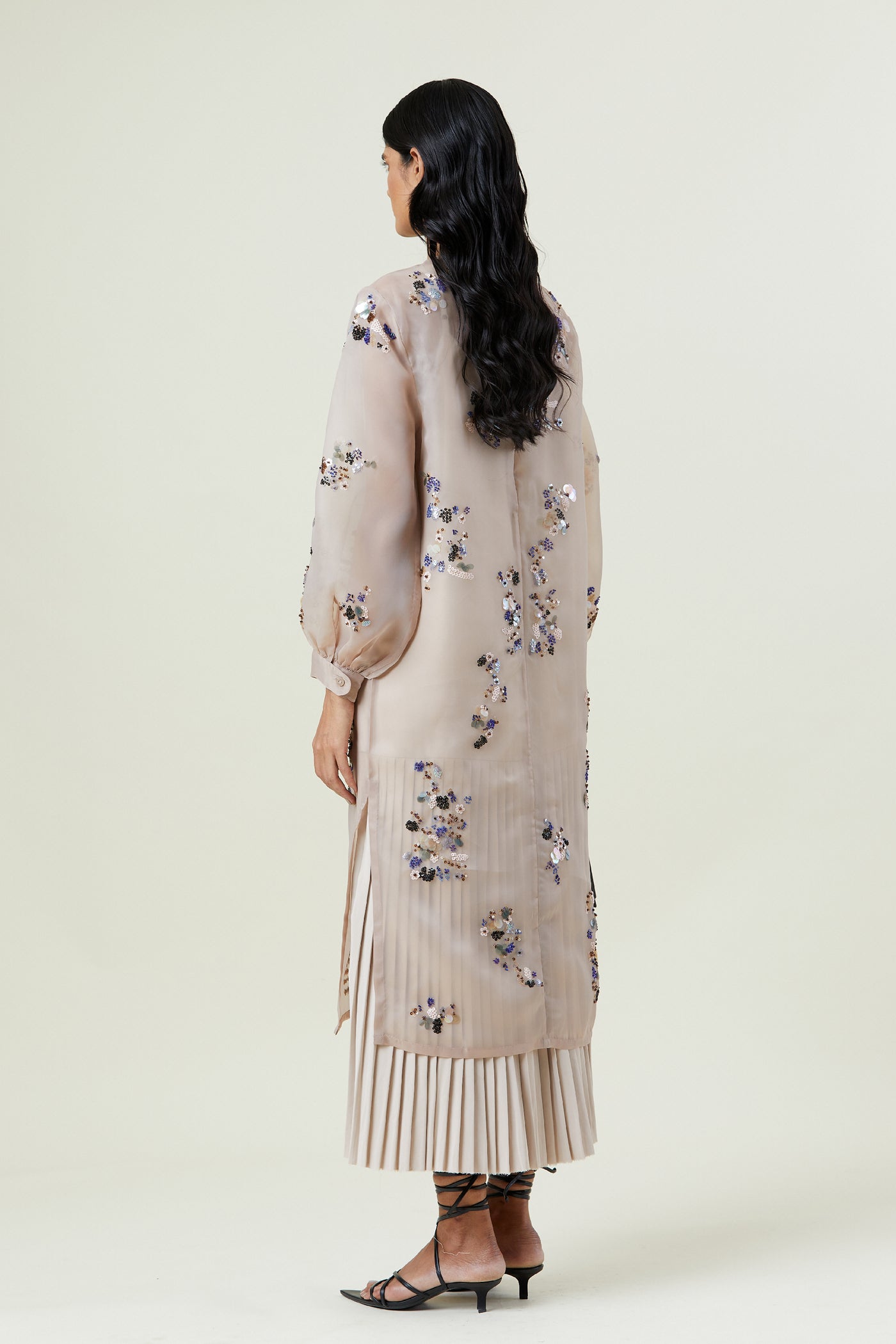 Kanika Goyal Label Zephyr Embellished Dress indian designer wear online shopping melange singapore