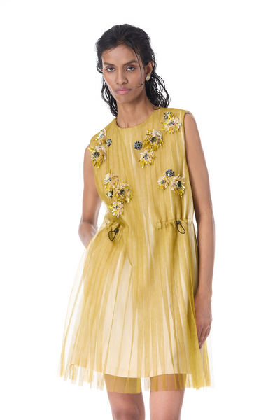 Kanika Goyal Xanthe Embellished Dress indian designer wear online shopping melange singapore
