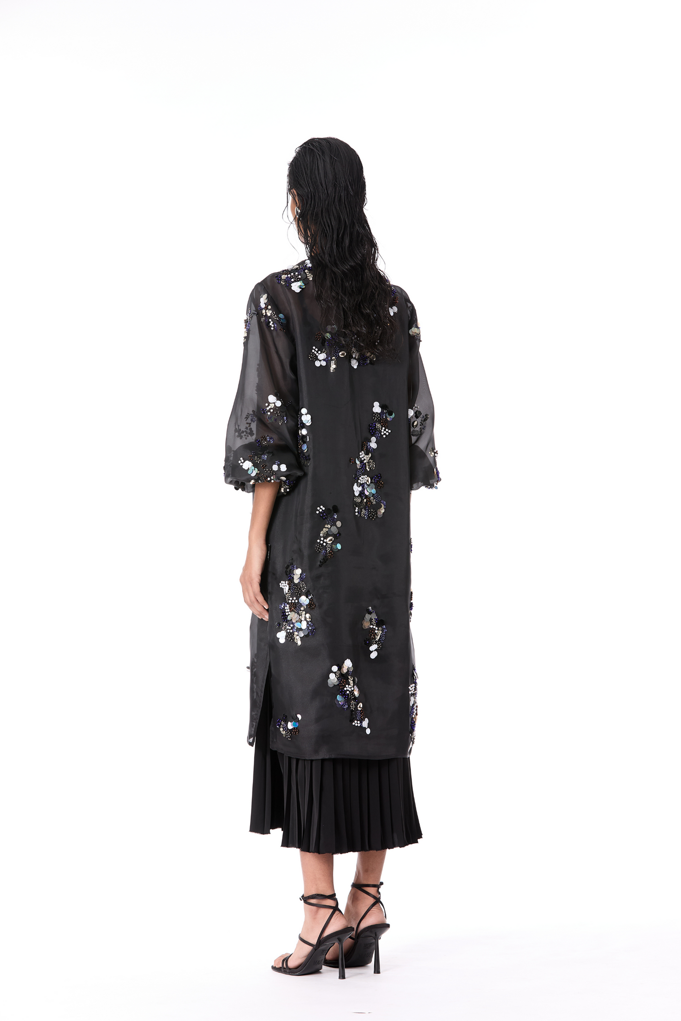 Kanika Goyal Zephyr Embellished Dress indian designer wear online shopping melange singapore