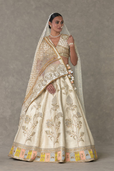 Masaba Ivory Anar Phool Lehenga Indian designer wear online shopping melange singapore