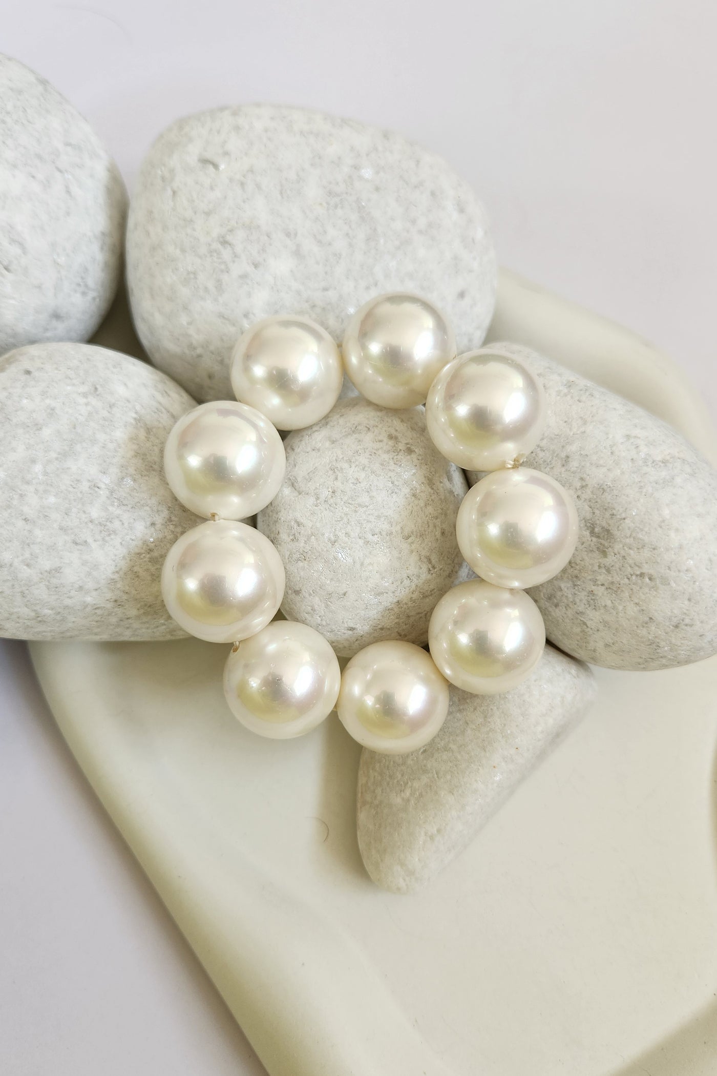 MNSH Audrey Pearl Bracelet indian designer wear online shopping melange singapore